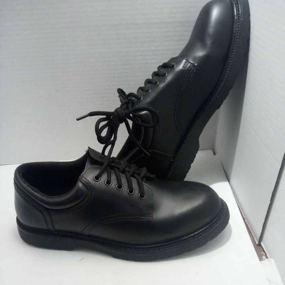State Street Safe T Step Oil & Slip Resistant Men’s Black Shoes Size 9.5